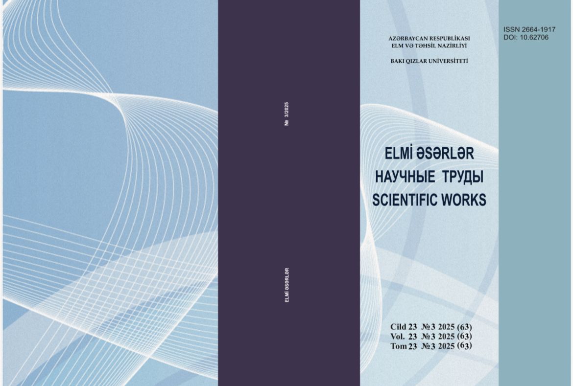 Jurnal -4 nömrə Cild 25 №4 2025(64)