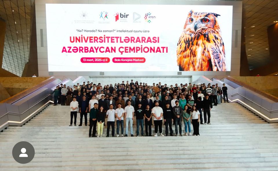 İntellektual oyun üzrə Universitetlərarası Azərbaycan Çempionatı keçirildi