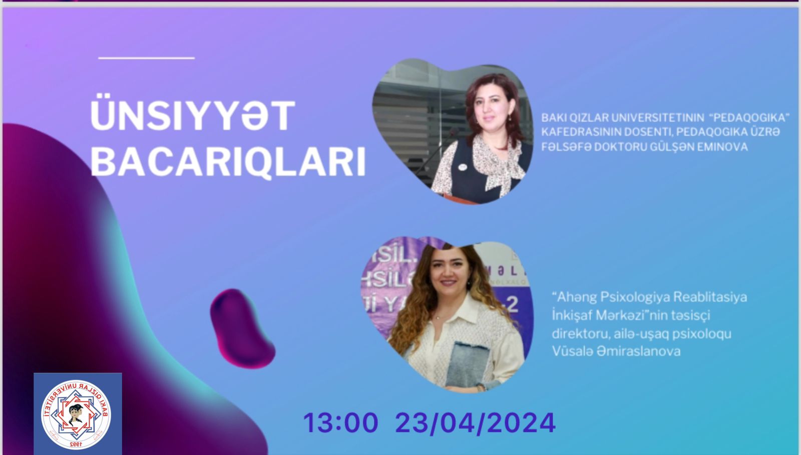"Communication skills" training will be held at Baku Girls  University