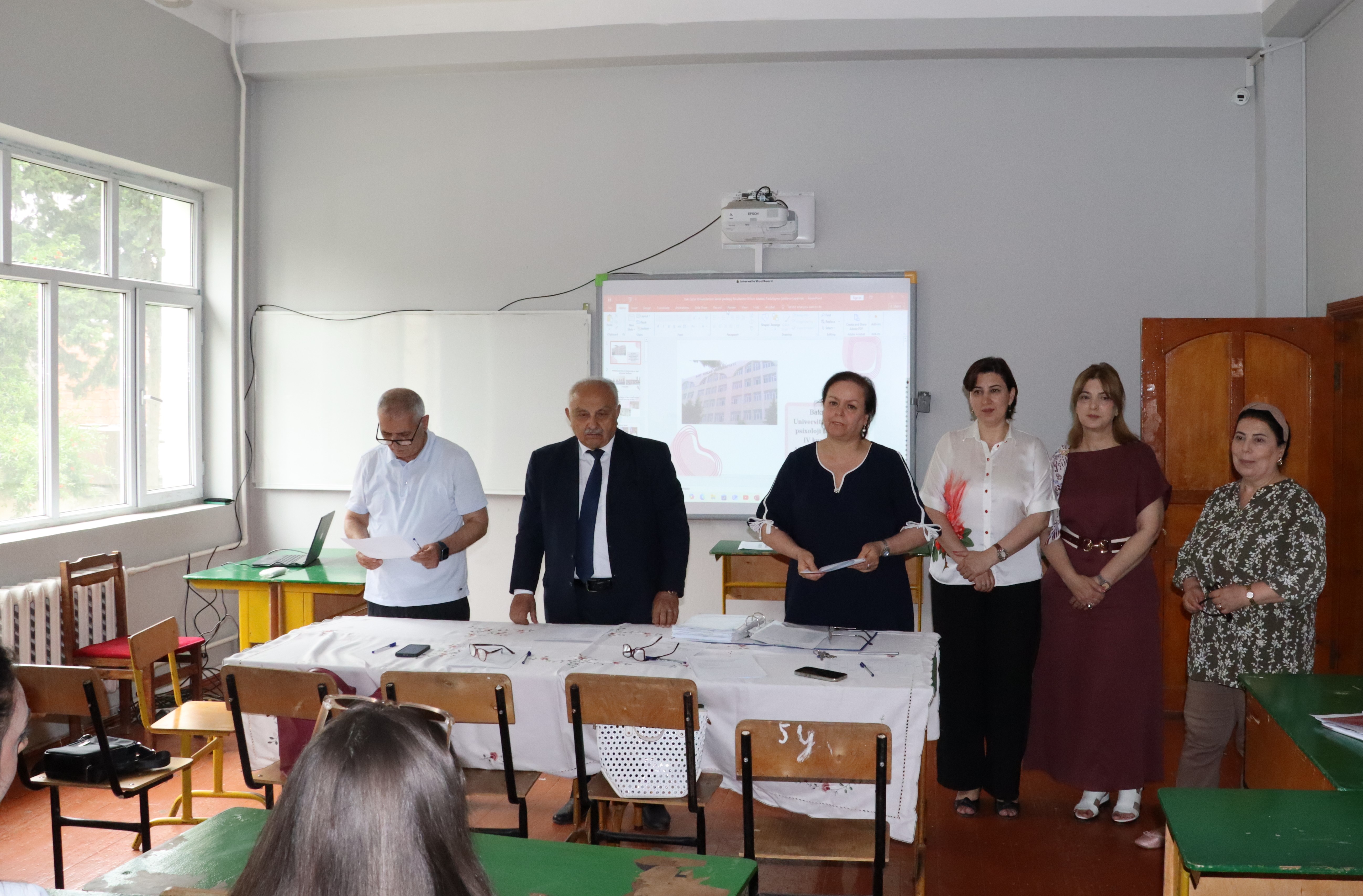Bakı Qızlar Universitetində pedaqoji təcrübələrin yekun təqdimatı keçirildi