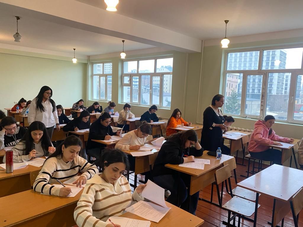 Exam moments at Baku Girls Universty