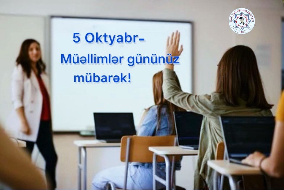 5 oktyabr - Beynəlxalq Müəllimlər Günüdür