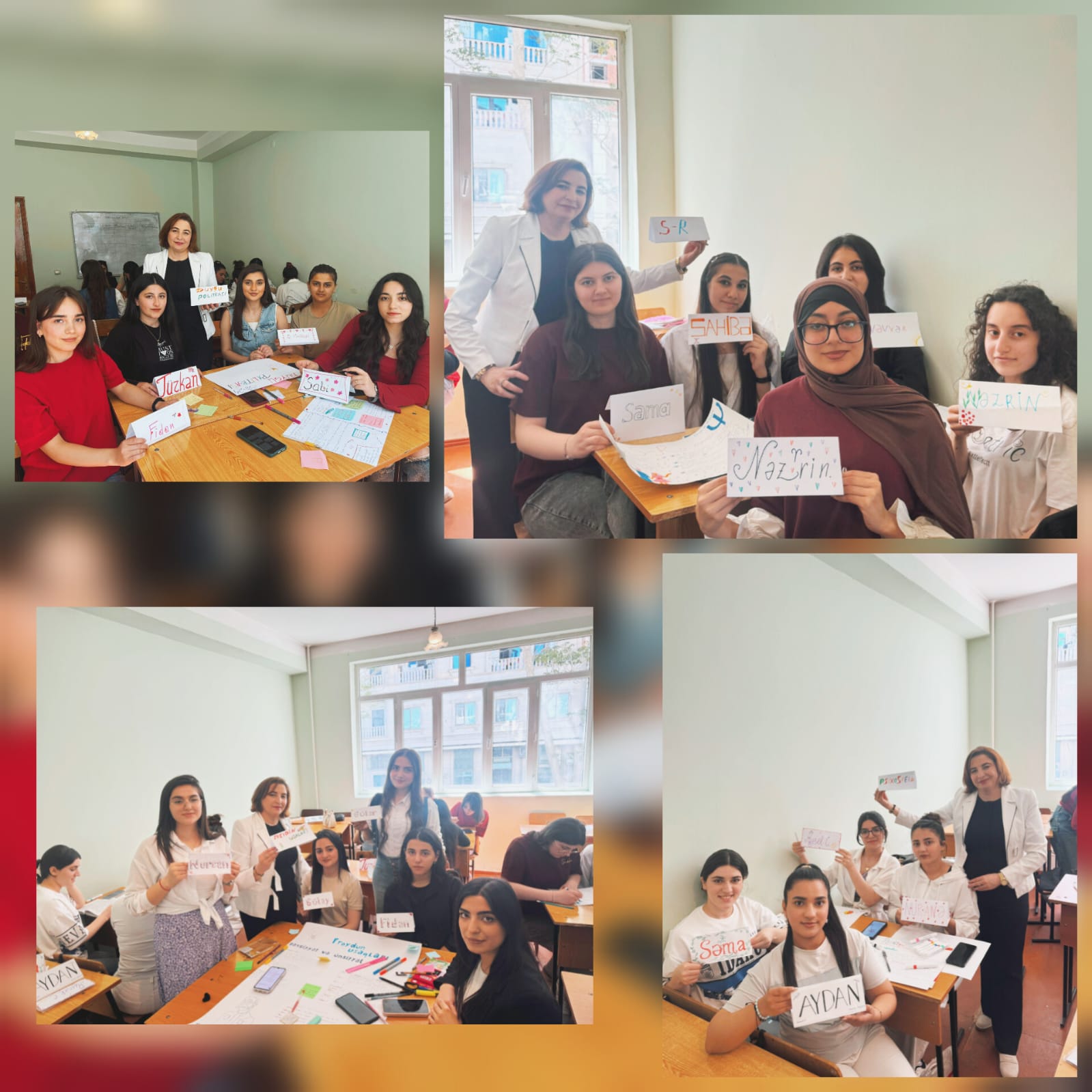 Bakı Qızlar Universitetində Sosial Psixologiya fənni üzrə təqdimatlar keçirilib
