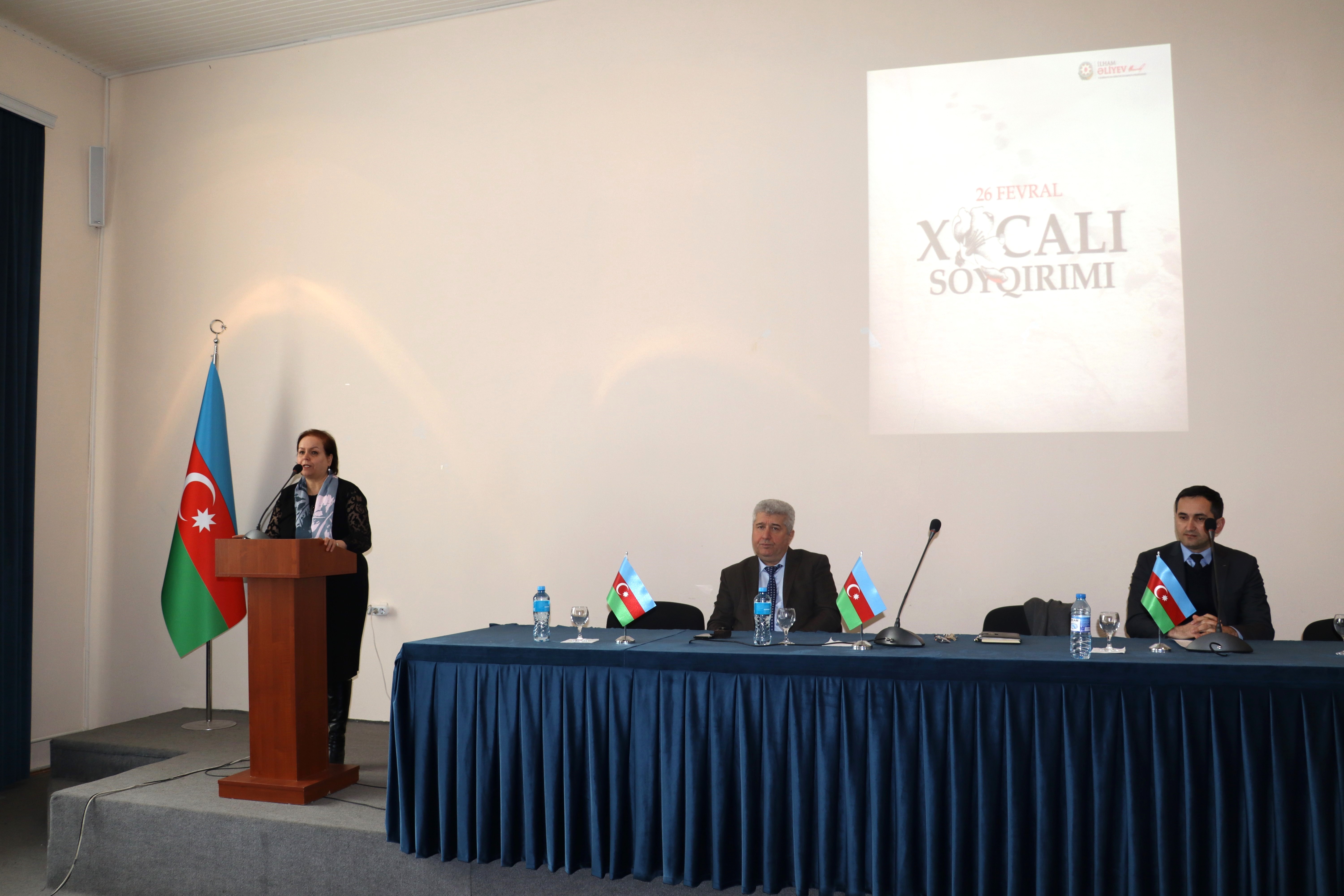 BQU -da Xocalı soyqırımına həsr olunmuş  tədbir keçirilib