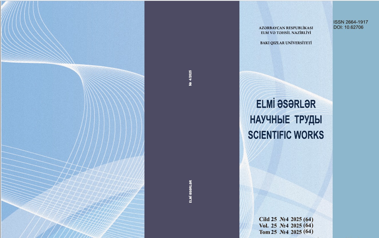 Jurnal -4 nömrə Cild 25 №4 2025(64)